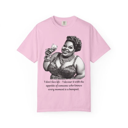 FAT GIRL™ Signature Tee – “Banquet of Boldness” Edition