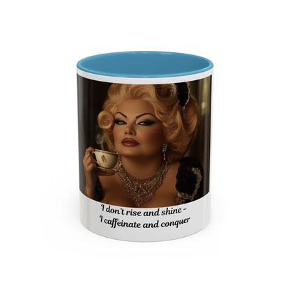 FAT GIRL™ Mug — Caffeinate & Conquer 11oz