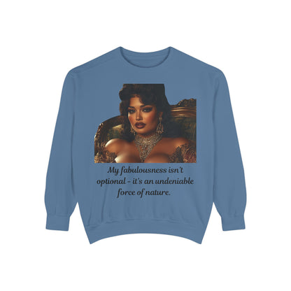 FAT GIRL™ Luxe Sweatshirt – “Elegance, Uninterrupted” Edition