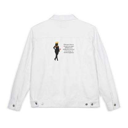 Crowning Glory – White Denim Jacket (Holiday Special Run)