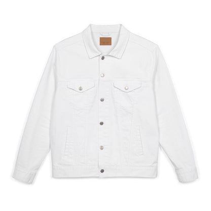 Stylish Unisex Embroidered Denim Jacket - Perfect for Casual Outings, Gift for Friends, Fashion Statement, Seasonal Wear, Everyday Style