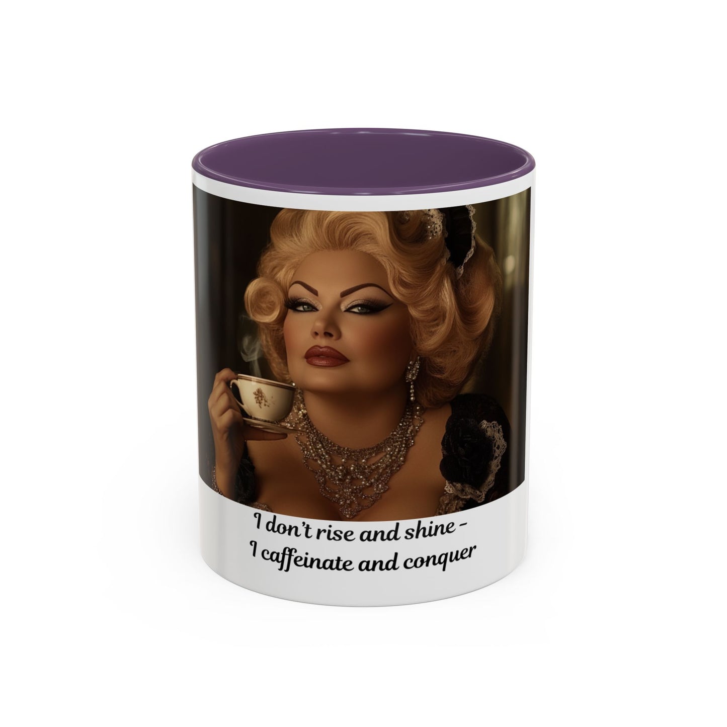 FAT GIRL™ Mug — Caffeinate & Conquer 11oz