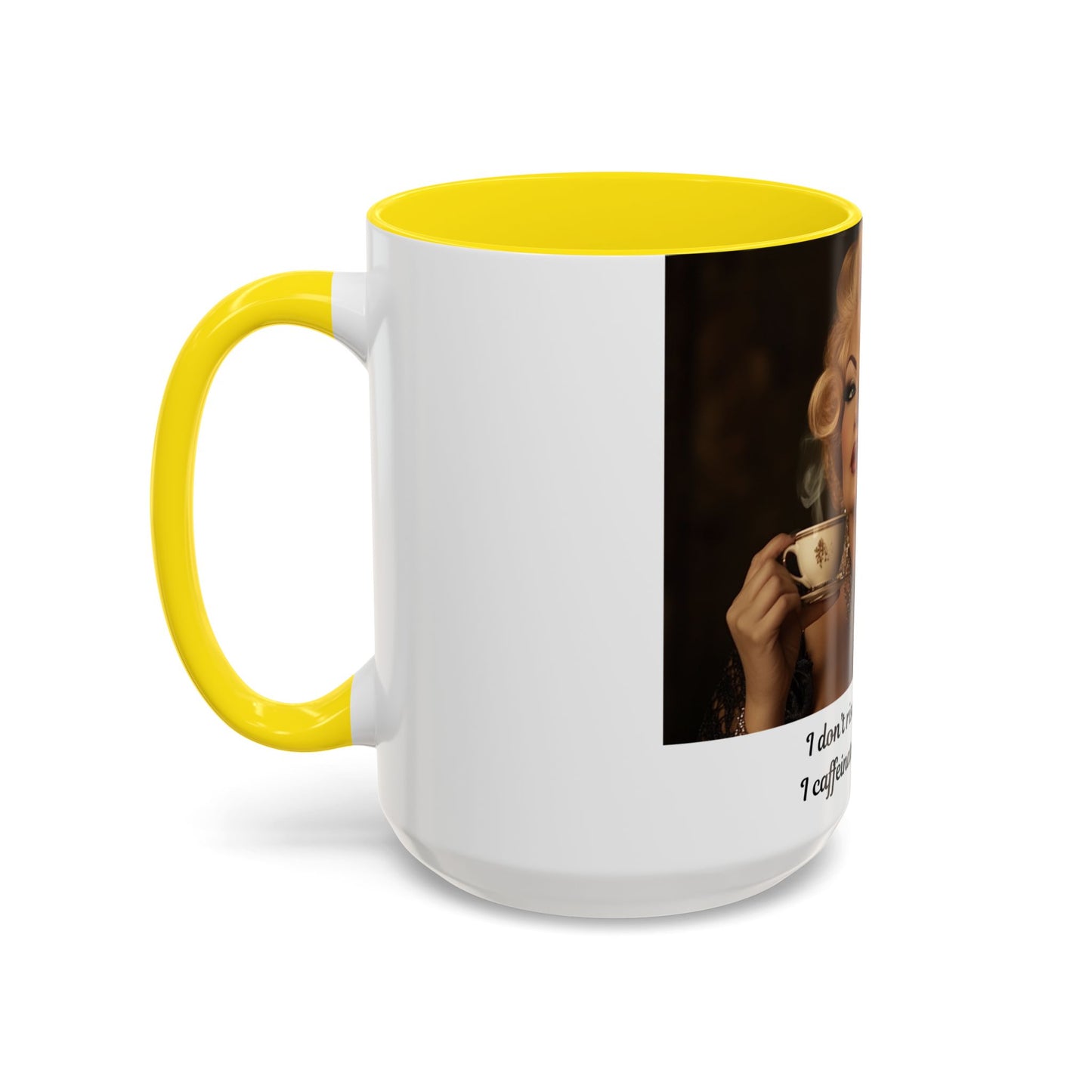 FAT GIRL™ Mug — “Caffeinate & Conquer (15oz)