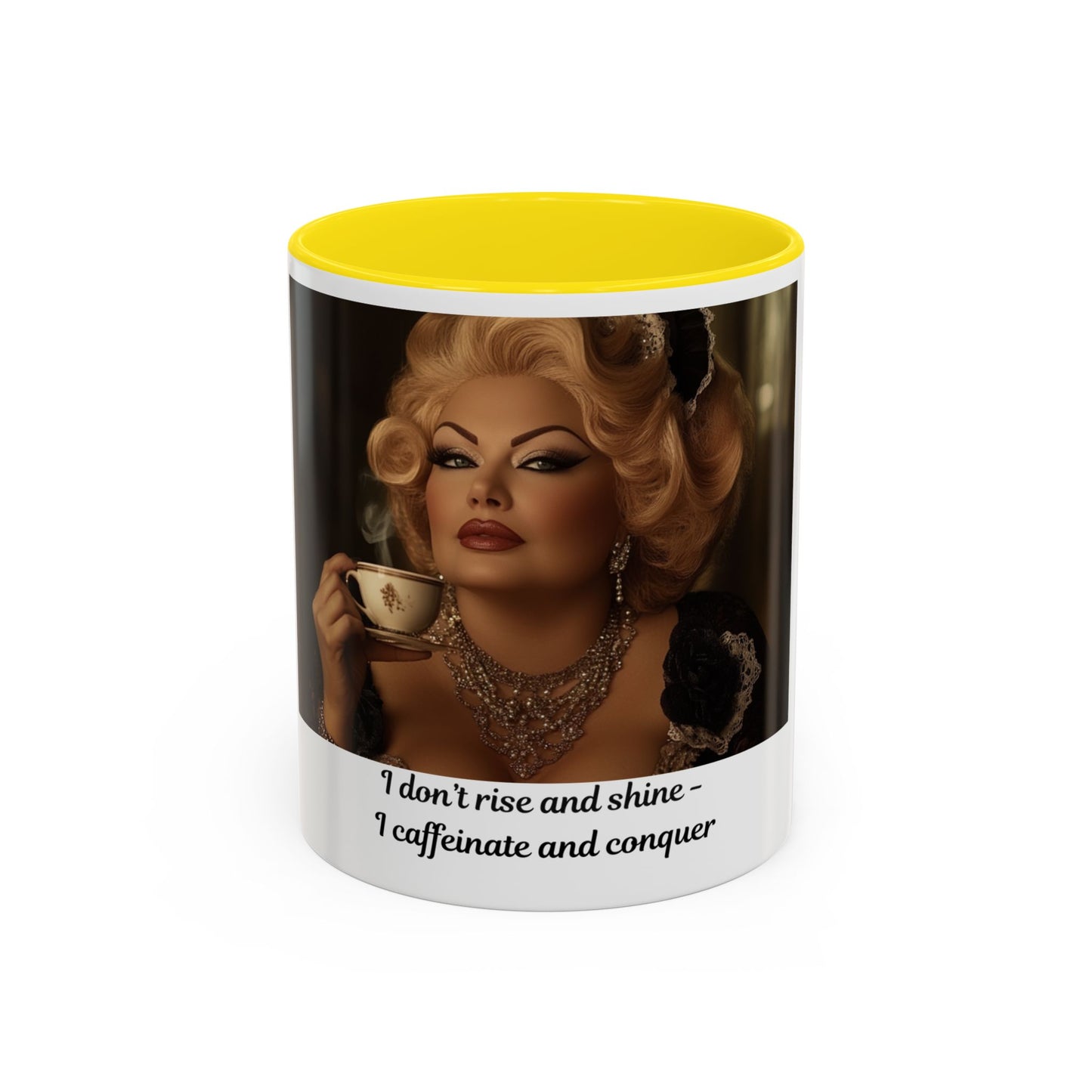 FAT GIRL™ Mug — Caffeinate & Conquer 11oz
