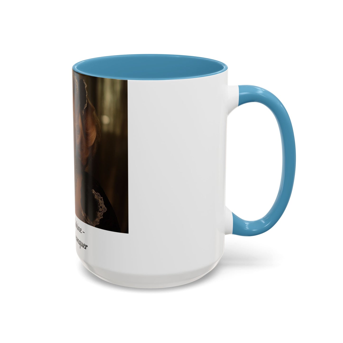 FAT GIRL™ Mug — “Caffeinate & Conquer (15oz)