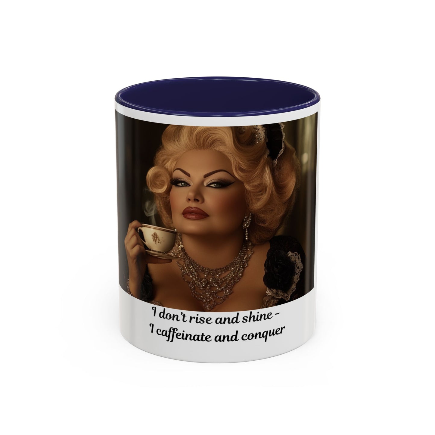 FAT GIRL™ Mug — Caffeinate & Conquer 11oz