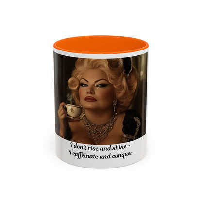 FAT GIRL™ Mug — Caffeinate & Conquer 11oz