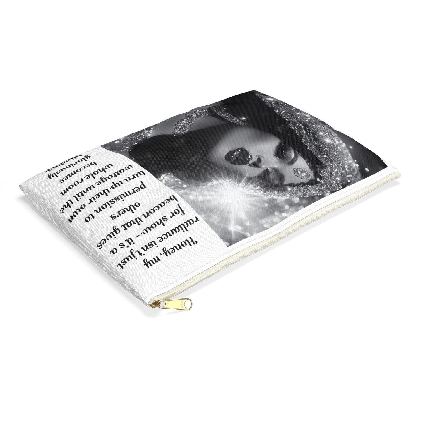 FAT GIRL™ Luxe Radiance Cosmetic Bag – Large