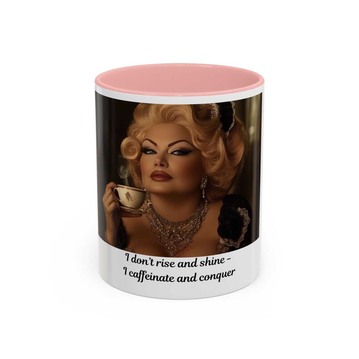 FAT GIRL™ Mug — Caffeinate & Conquer 11oz