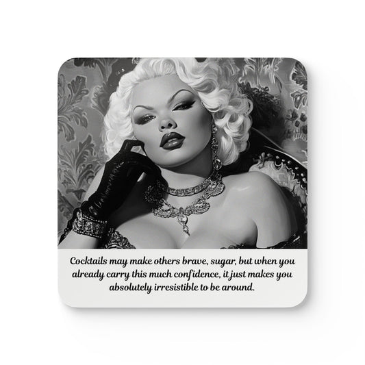 FAT GIRL™ Statement Coaster Set – “Irresistibly You” Edition