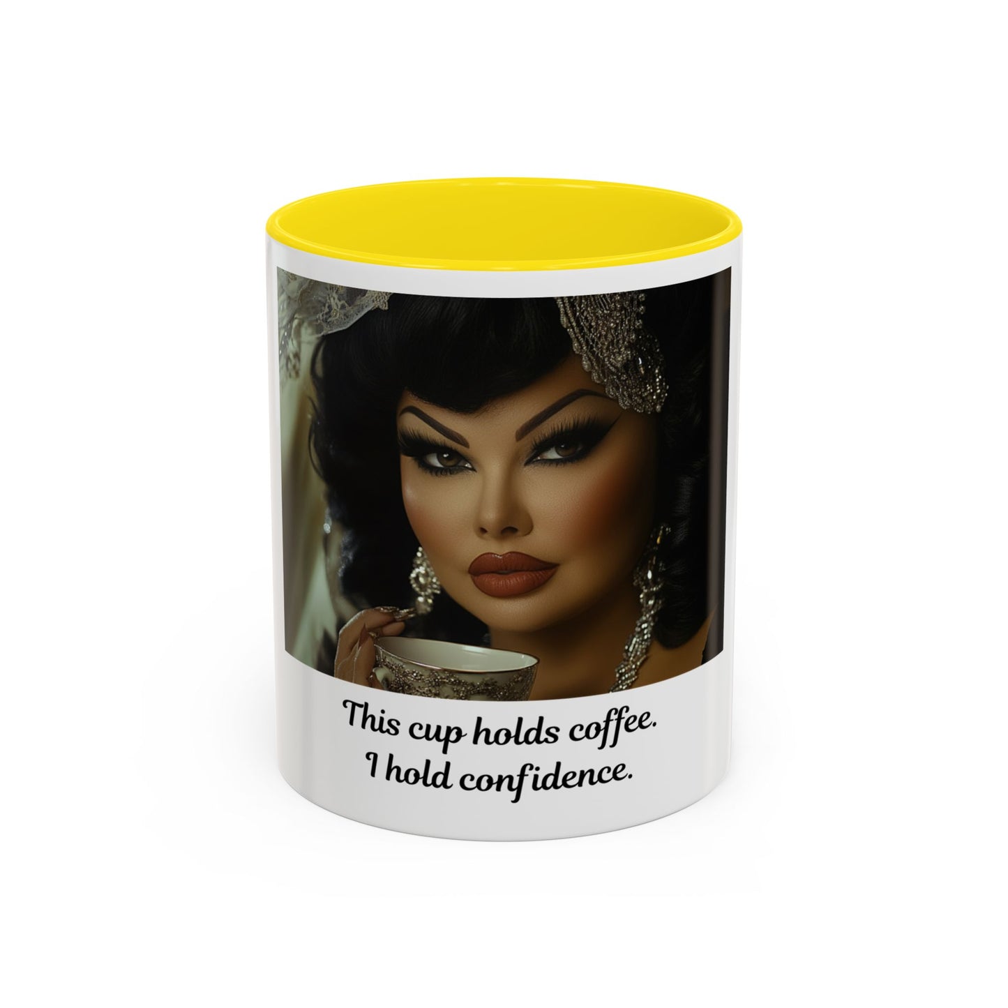 FAT GIRL™ Signature Mug — “Confidence in Ceramic (11, 15oz)