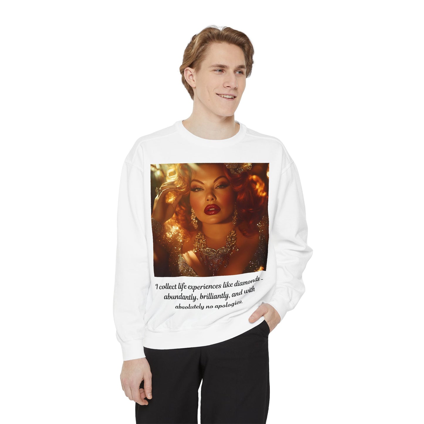 FAT GIRL™ Luxe Sweatshirt – “Diamond Dossier” Edition