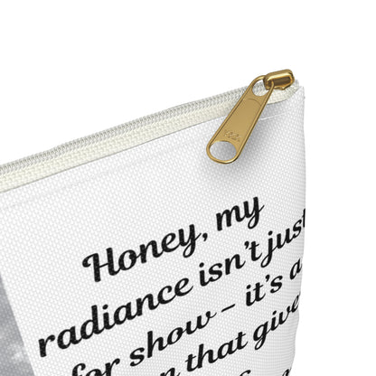 FAT GIRL™ Luxe Radiance Cosmetic Bag – Large