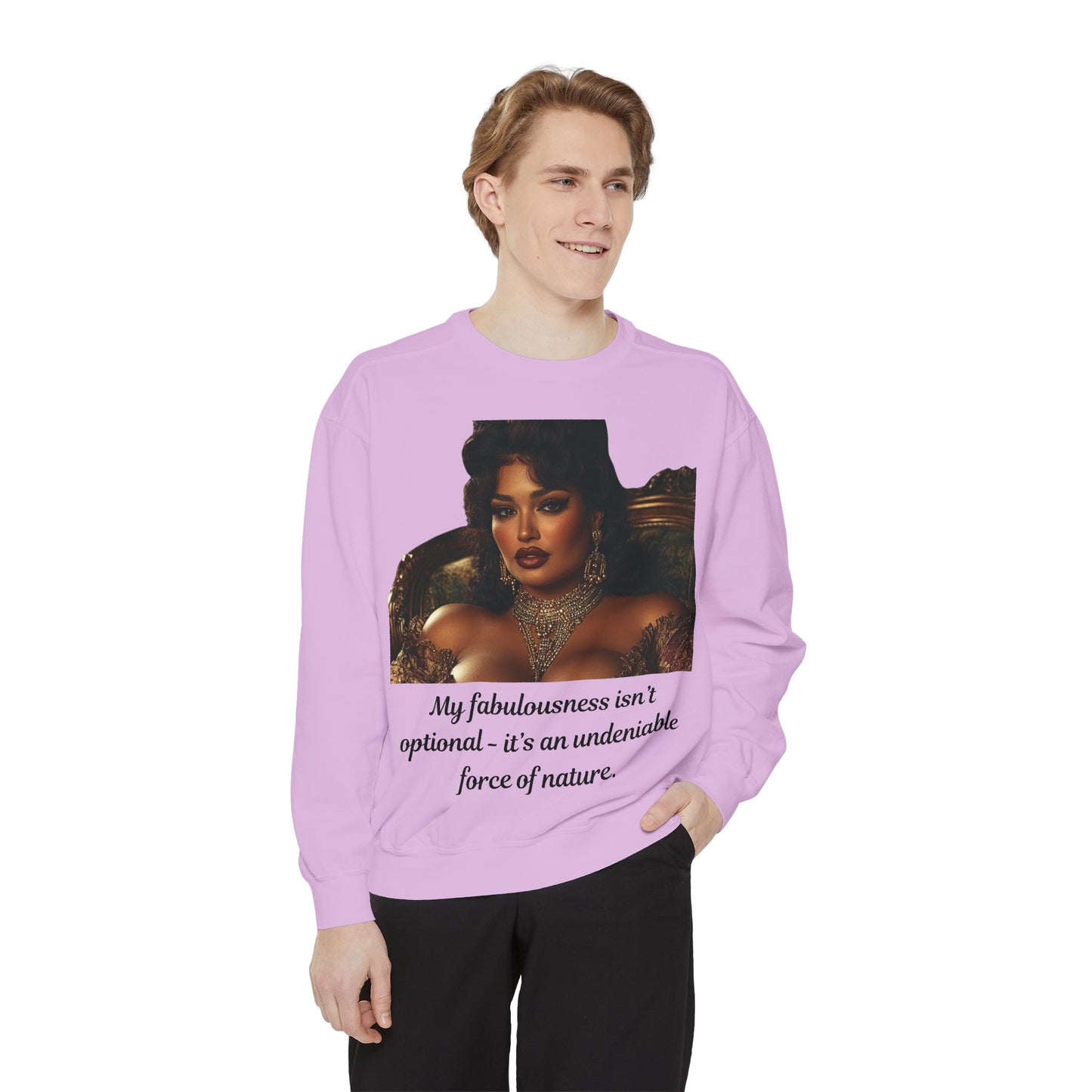 FAT GIRL™ Luxe Sweatshirt – “Elegance, Uninterrupted” Edition