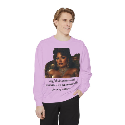 FAT GIRL™ Luxe Sweatshirt – “Elegance, Uninterrupted” Edition