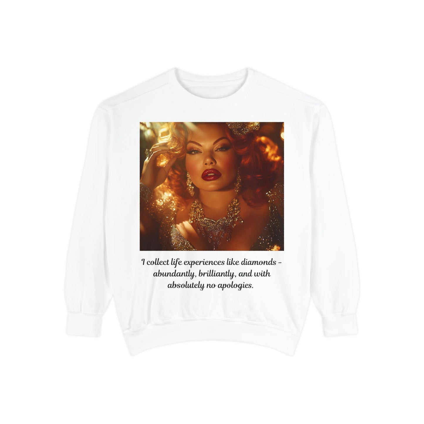 FAT GIRL™ Luxe Sweatshirt – “Diamond Dossier” Edition