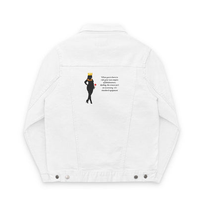 Crowning Glory – White Denim Jacket (Holiday Special Run)