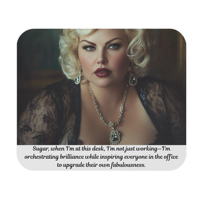 FAT GIRL™ Desk Couture Mouse Pad – “Brilliance Mode” Edition