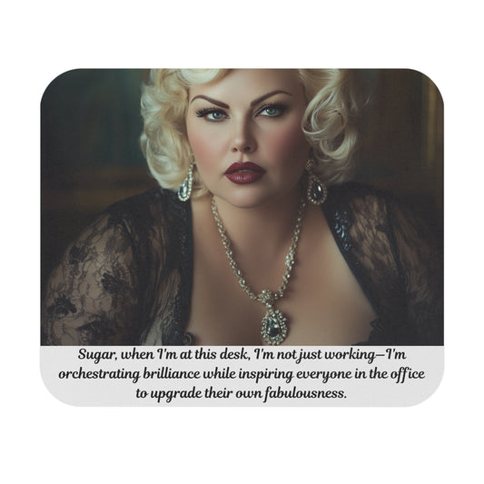 FAT GIRL™ Desk Couture Mouse Pad – “Brilliance Mode” Edition