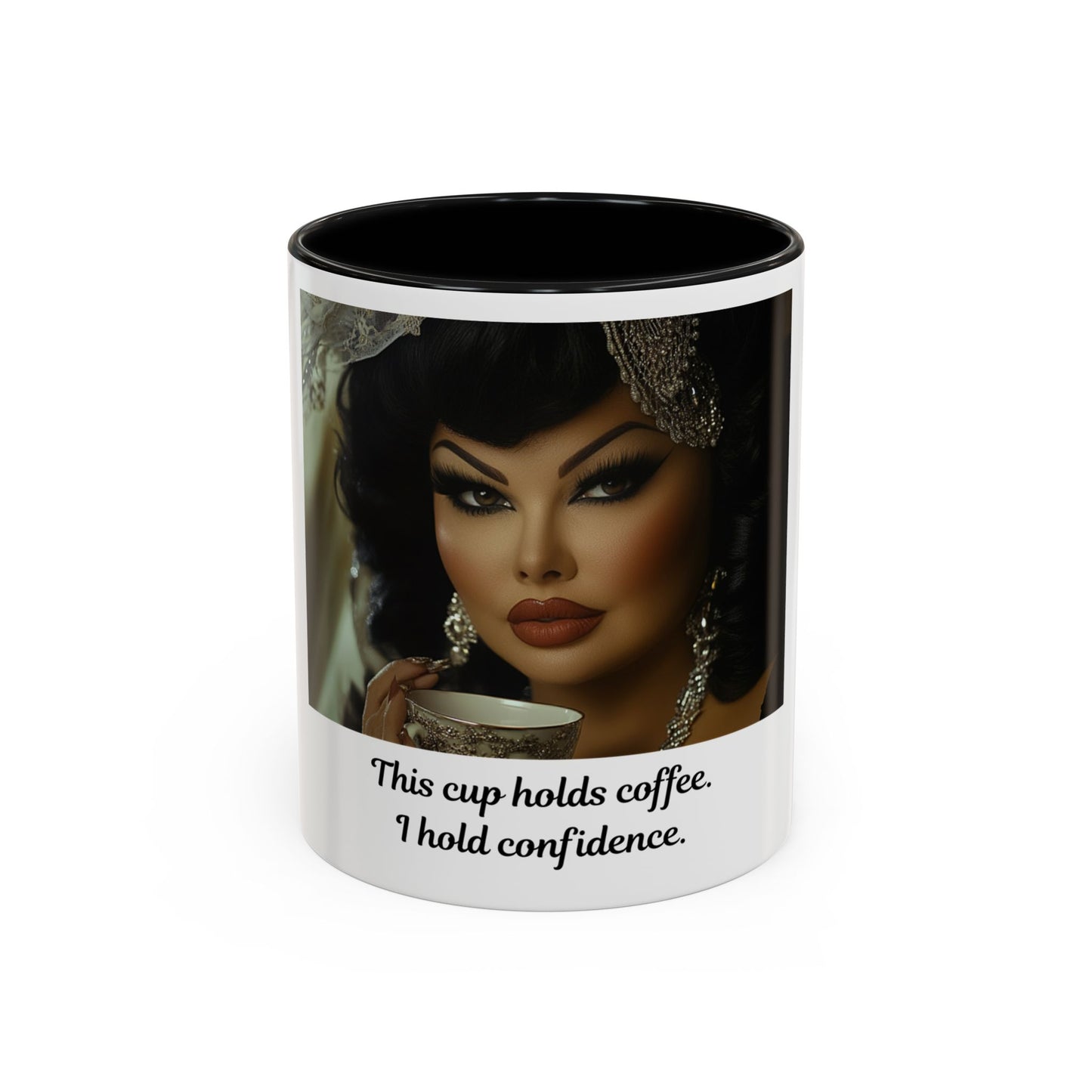 FAT GIRL™ Signature Mug — “Confidence in Ceramic (11, 15oz)