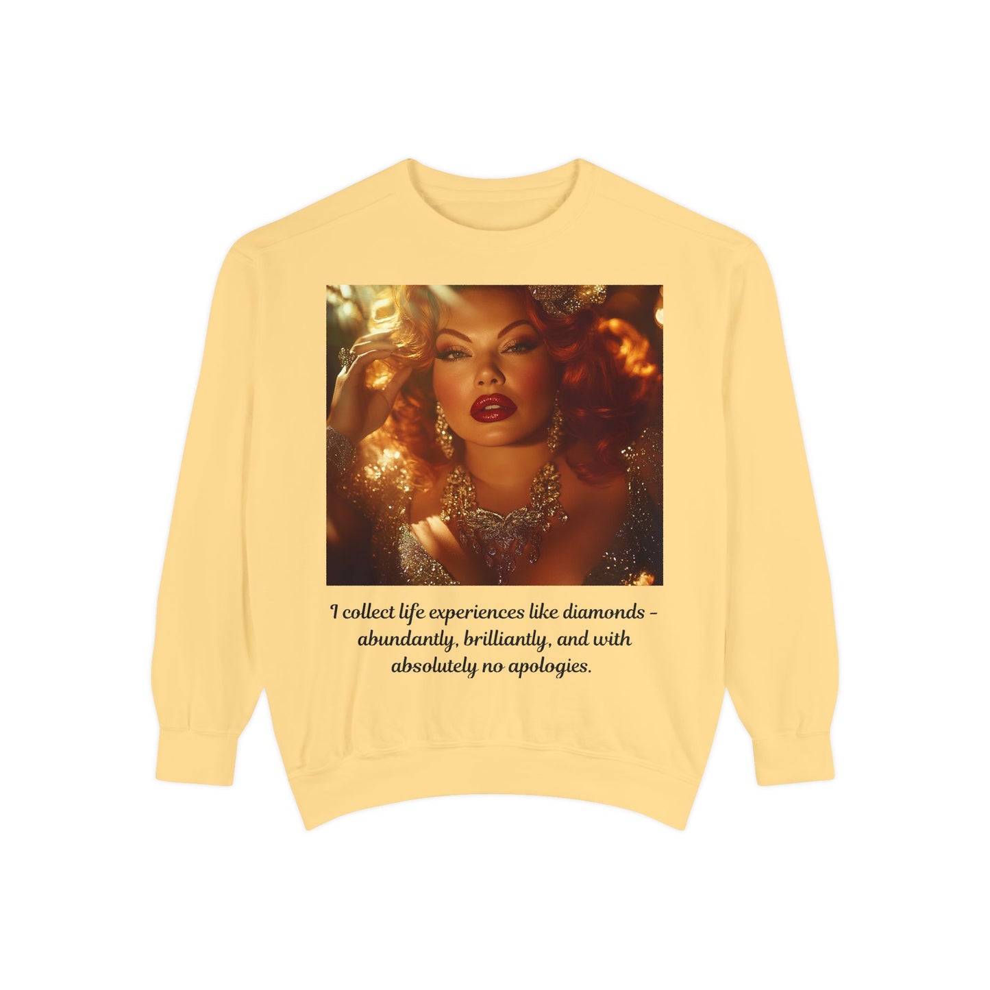 FAT GIRL™ Luxe Sweatshirt – “Diamond Dossier” Edition