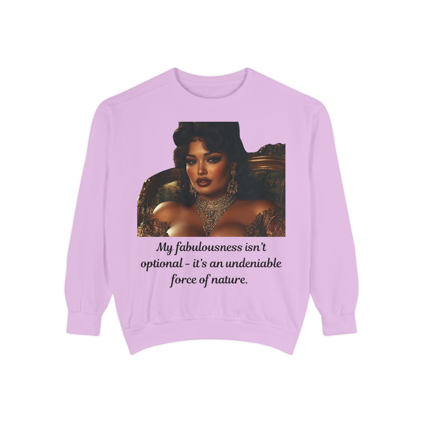 FAT GIRL™ Luxe Sweatshirt – “Elegance, Uninterrupted” Edition