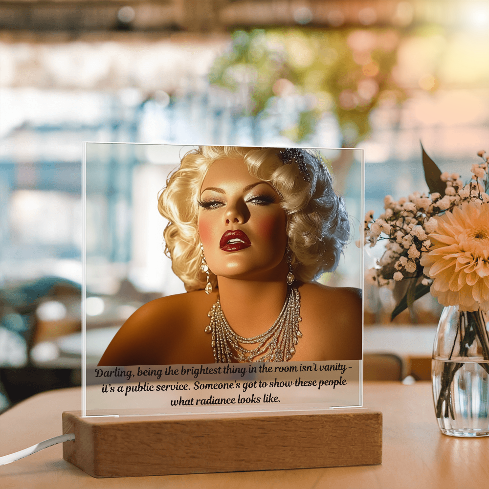 FAT GIRL™  The Glow Collection™ – “Radiance” Signature Lamp