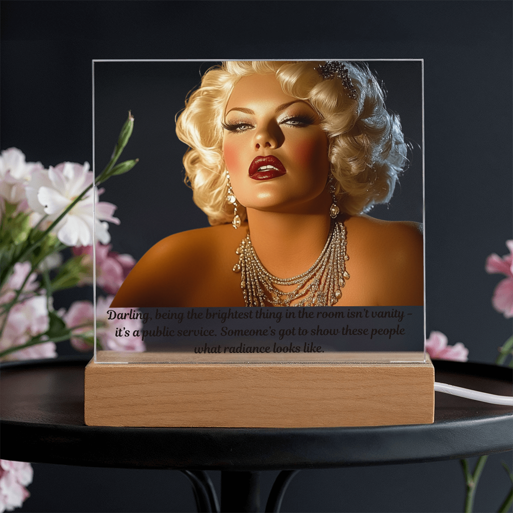 FAT GIRL™  The Glow Collection™ – “Radiance” Signature Lamp