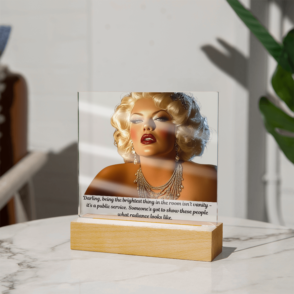 FAT GIRL™  The Glow Collection™ – “Radiance” Signature Lamp