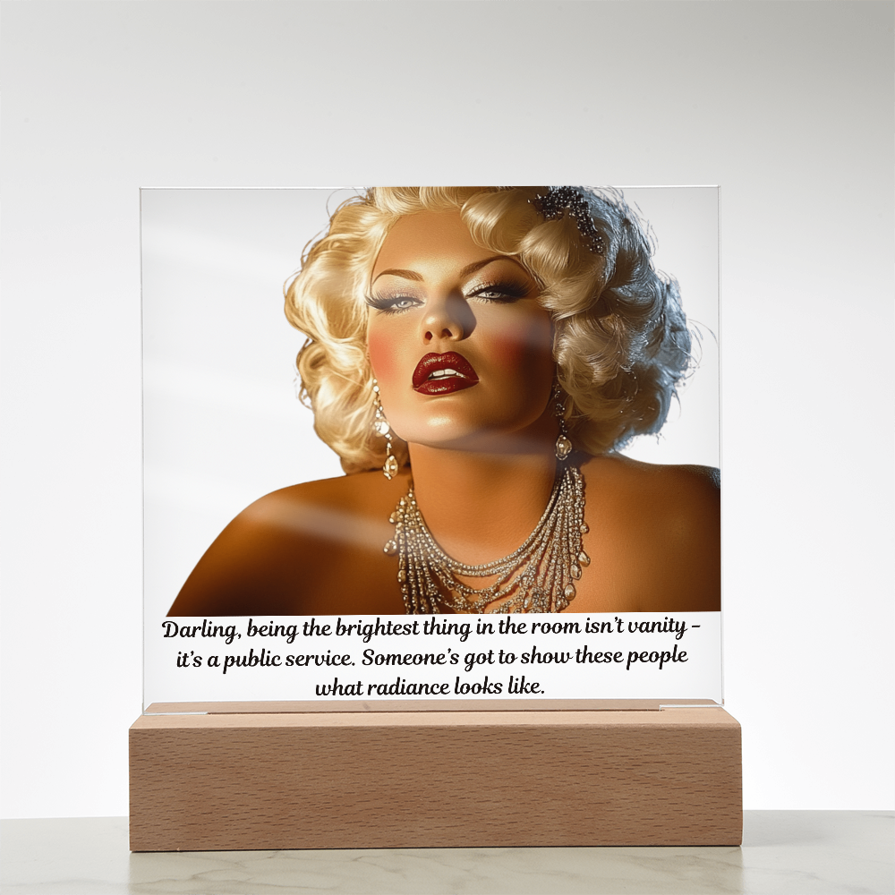 FAT GIRL™  The Glow Collection™ – “Radiance” Signature Lamp