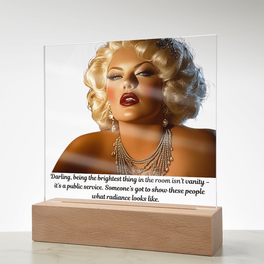 FAT GIRL™  The Glow Collection™ – “Radiance” Signature Lamp