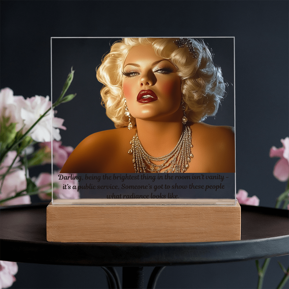 FAT GIRL™  The Glow Collection™ – “Radiance” Signature Lamp